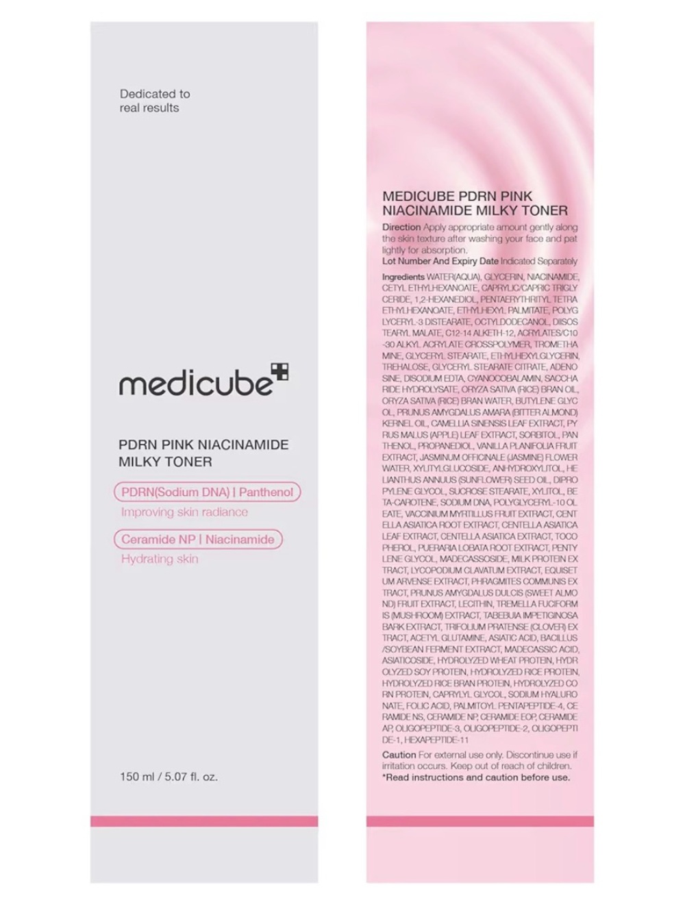 Medicube PDRN Pink Niacinamide Milky Toner — Pink Hydrating Toner